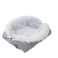 Caixa de cachorro lavável antiderrapante para cama tapetes para dormir de pelúcia camas macias para animais de estimação almofada para canil