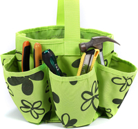 Novo kit de jardim com impressão personalizada da Amazon, bolsa de transporte com 6 bolsos, ferramentas de jardinagem, bolsa de armazenamento