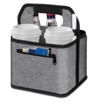 Acessório de viagem personalizado porta-bebidas porta-copo bagagem reutilizável garrafa de bebida bolsa porta-bebida com alça