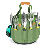 Bolsa de armazenamento de ferramentas de jardinagem portátil com vários bolsos à prova d'água Oxford para ferramentas de jardinagem da Amazon