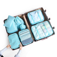 Conjunto de 8 cubos de embalagem organizador de bagagem conjunto de organizadores de embalagem cubos para conjunto de cubo de viagem organizador de bagagem
