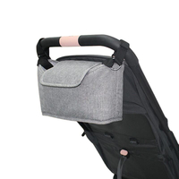 Bandeja para lanches para bebê viagem universal frontal couro vegano assento de carro carrinho organizador bolsa grande