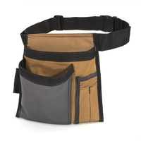 Bolsa de ferramentas de avental de cintura de lado único para martelo, lápis, chaves de fenda, bolsa de ferramentas de jardim