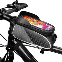 Bolsa para assento de telefone de bicicleta à prova d'água popular com tela sensível ao toque TPU para smartphones