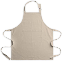 Atacado logotipo personalizado avental de algodão de cozinha feito de fábrica barato avental de cozinha de algodão