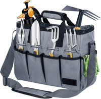 Amzon's Hot Sales Pano Oxford com vários bolsos Bolsa para ferramentas de grande capacidade Bolsa para ferramentas de jardim Bolsa para ferramentas de jardim Kit de ferramentas Bolsa de armazenamento