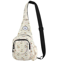 Estampa personalizada linda mini bolsa transversal escolar capa para telefone com vários bolsos designer bolsas de ombro femininas transversais