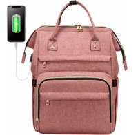 Mochila escolar de viagem feminina com logotipo personalizado de fábrica 2022 com porta USB grande e bonita mochilas para laptop atacado