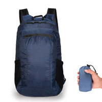 Mochilas de viagem ao ar livre mochila dobrável 20 litros Damen-Daypack leve resistente à água mochila esportiva casual