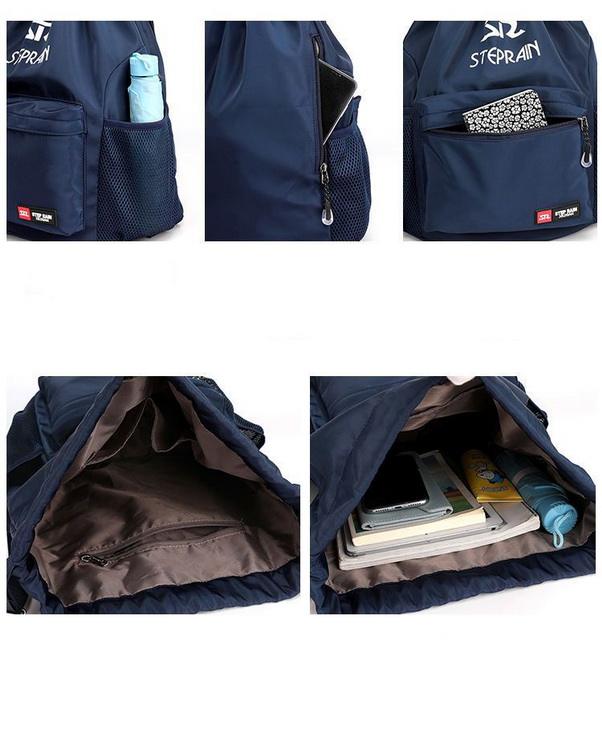 Venda imperdível mochila colorida personalizada com cordão sacos de cordão ao ar livre mochila de poeira à prova dwaterproof água