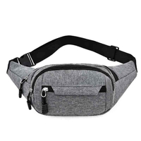 Pacote de Fanny personalizado Oxford Pano Fanny Pack para homens e mulheres cinto de corrida grande capacidade crossbody bolsa de cintura esportiva para caminhada