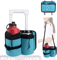 Porta-copos montado para bagagem, garrafa de água, porta-copo para bagagem de viagem