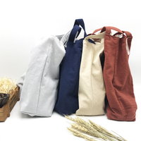 Nova moda ecologicamente correta logotipo personalizado atacado preço de fábrica natural 12 oz algodão cânhamo sacola em branco para compras em tela