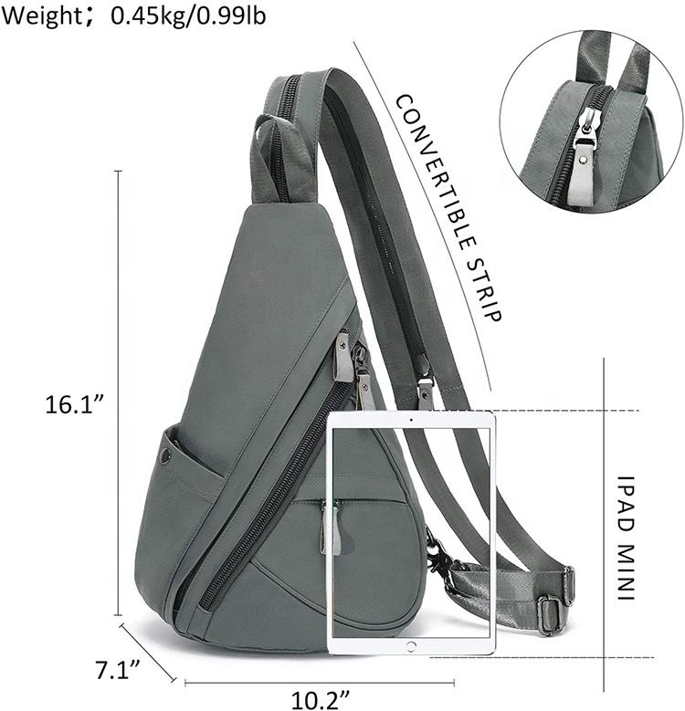 Mochila transversal de ombro pequena personalizada para uso externo, ciclismo, caminhadas, mochila de viagem, bolsa de peito, logotipo
