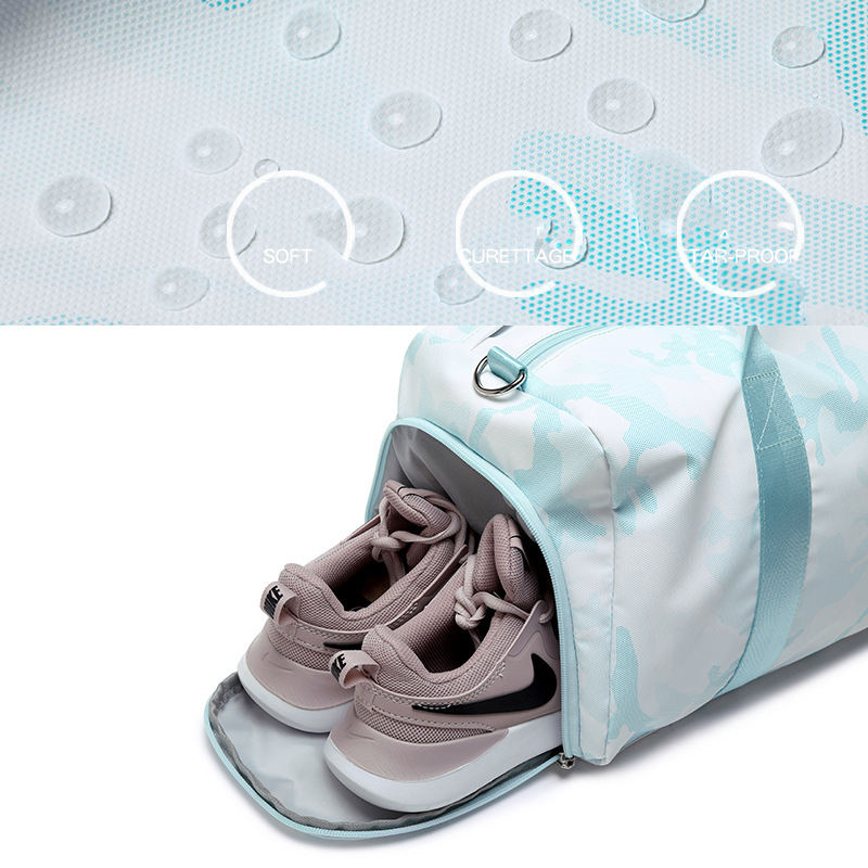 Mochila de viagem de academia esportiva de estilo novo premium com compartimento para sapatos mini bolsas de bagagem dobráveis
